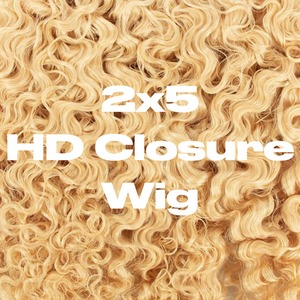 3B 3C 2x5 HD Lace closure wig