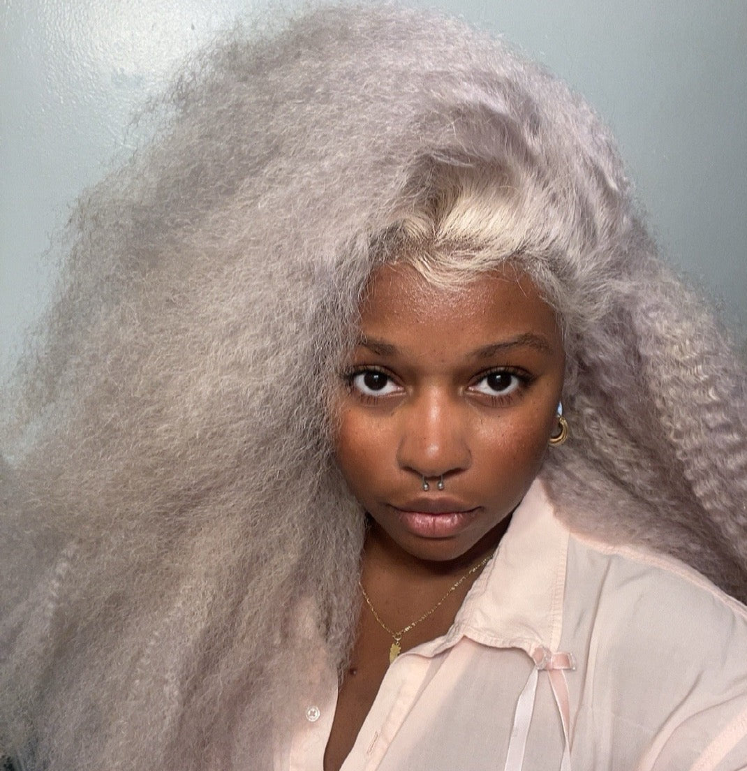 Coarse Kinks Lace 4x4 HD Lace Wig