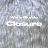 Oopsie White Blonde Afro Straight Closure